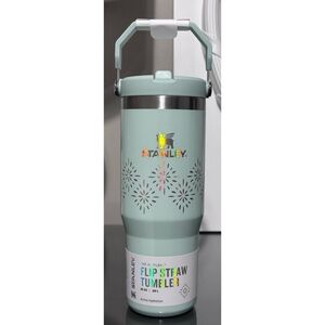 Stanley Ice Flow Flip Straw Tumbler 30oz, SEAGLASS GLOSS